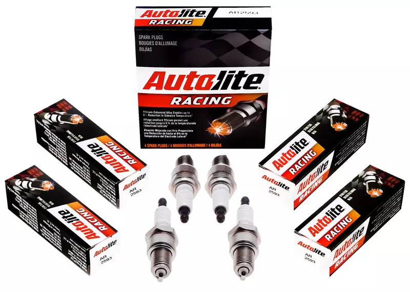 Autolite AR2593-4PK High Performance Racing Non-Resistor Spark Plug, Pack of 4