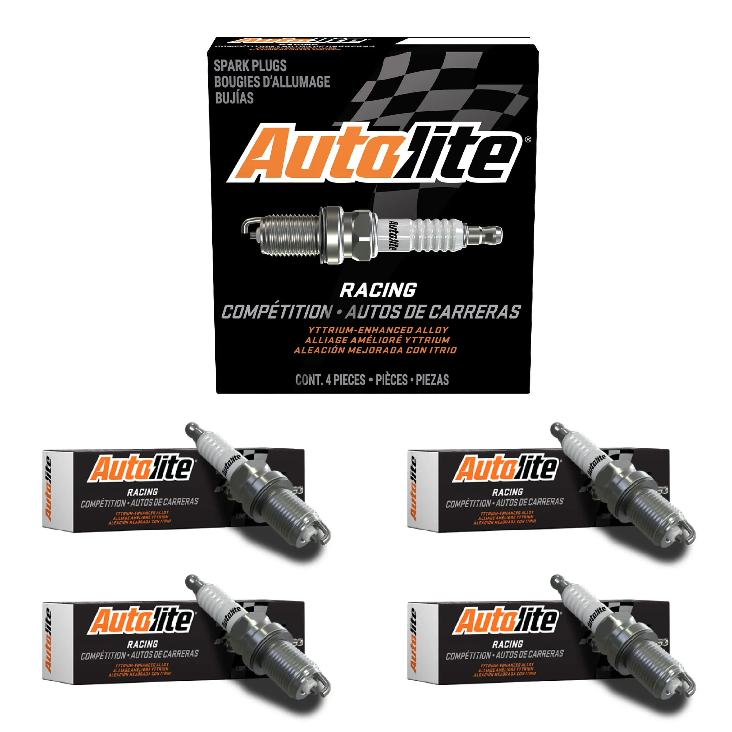 Autolite AR473 High Performance Racing Non-Resistor Spark Plug, Pack of 1