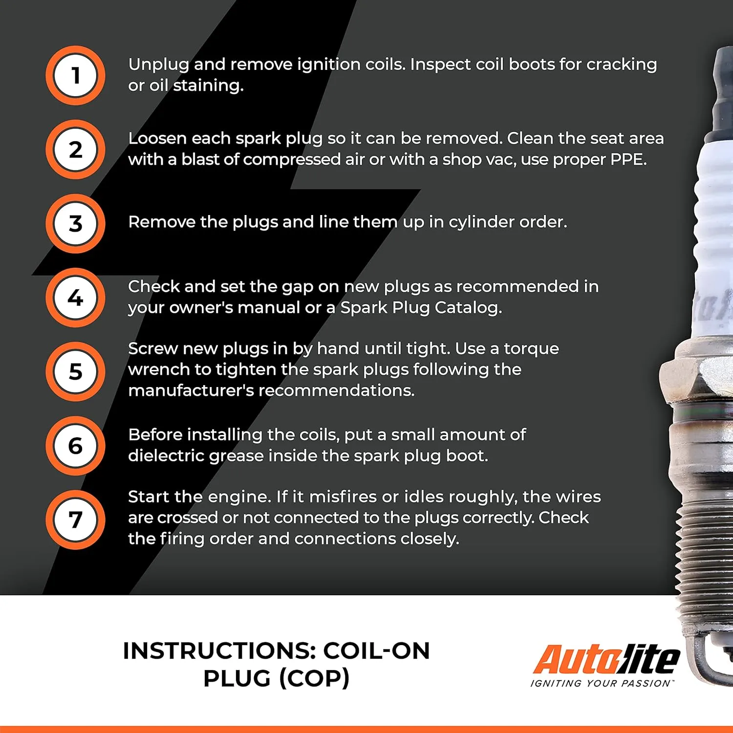 Autolite Iridium XP Automotive Replacement Spark Plugs, XP105 (4 Pack)