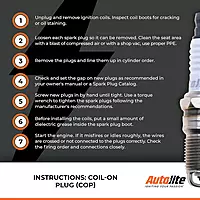 Autolite Iridium XP Automotive Replacement Spark Plugs, XP5145 (4 Pack)