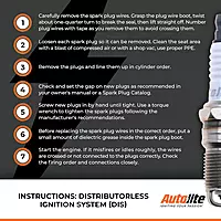 Autolite Iridium XP Automotive Replacement Spark Plugs, XP5145 (4 Pack)