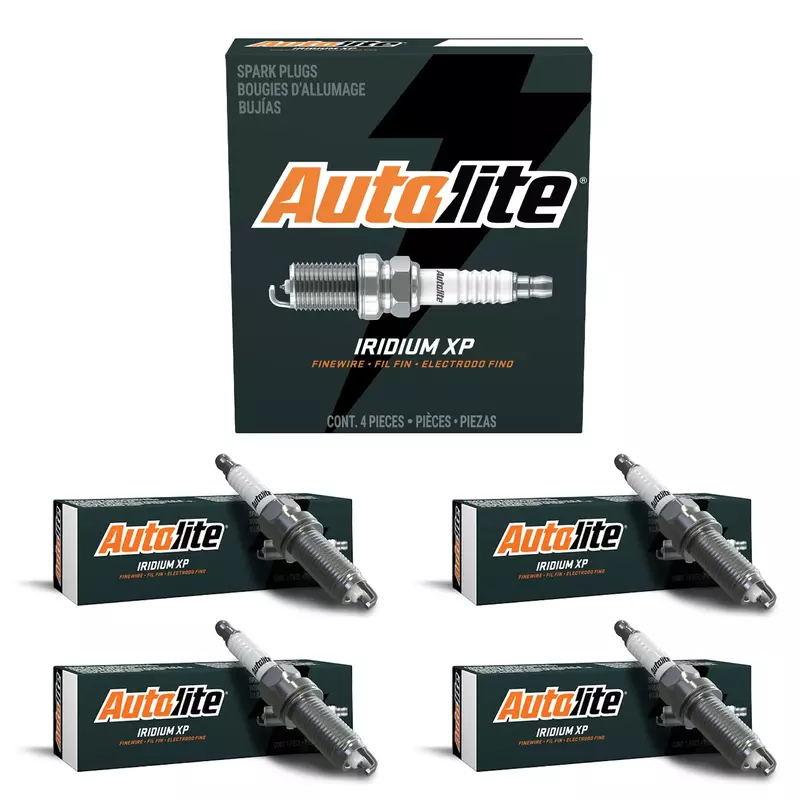 Autolite Iridium XP Automotive Replacement Spark Plugs, XP24 (4 Pack)