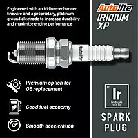 Autolite Iridium XP Automotive Replacement Spark Plugs, XP605 (4 Pack)