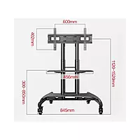 TV Roller Trolley stand Up to 75" MODEL AVA1500-IP | NB