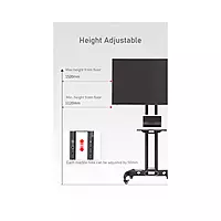 TV Roller Trolley stand Up to 75" MODEL AVA1500-IP | NB