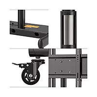 TV Roller Trolley stand Up to 75" MODEL AVA1500-IP | NB
