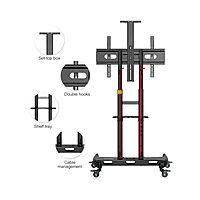 TV Trolley Cart Stand Up to 95" MODEL AVA1800-IP | NB