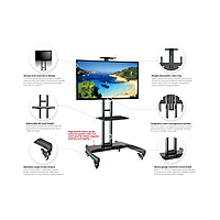 TV Trolley Cart Stand Up to 95" MODEL AVA1800-IP | NB