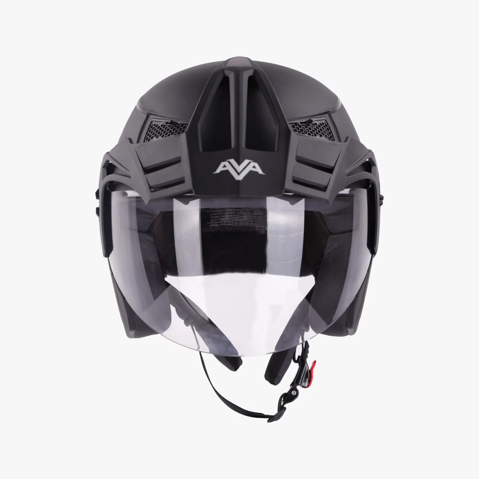 STEELBIRD SBH-23 AVA DASHING WITH PEAK BLACK C/V (L)