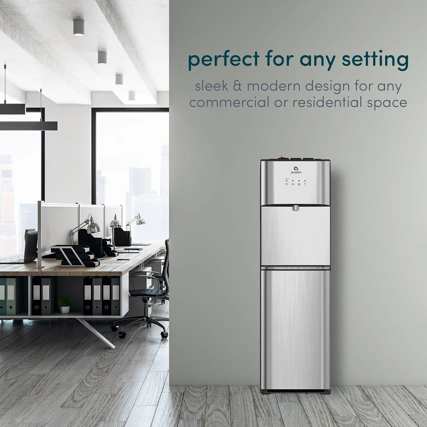 Avalon Limited Edition Self Cleaning Water Cooler Water Dispenser - 3 Temperature Settings - Hot, Cold & Room Water