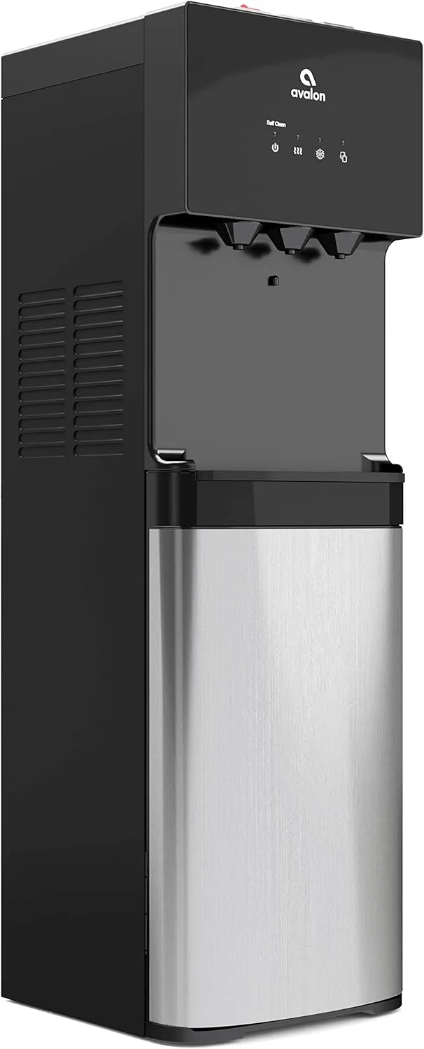 Avalon Bottom Loading Water Cooler Water Dispenser with BioGuard- 3 Temperature Settings - Hot, Cold & Room Water