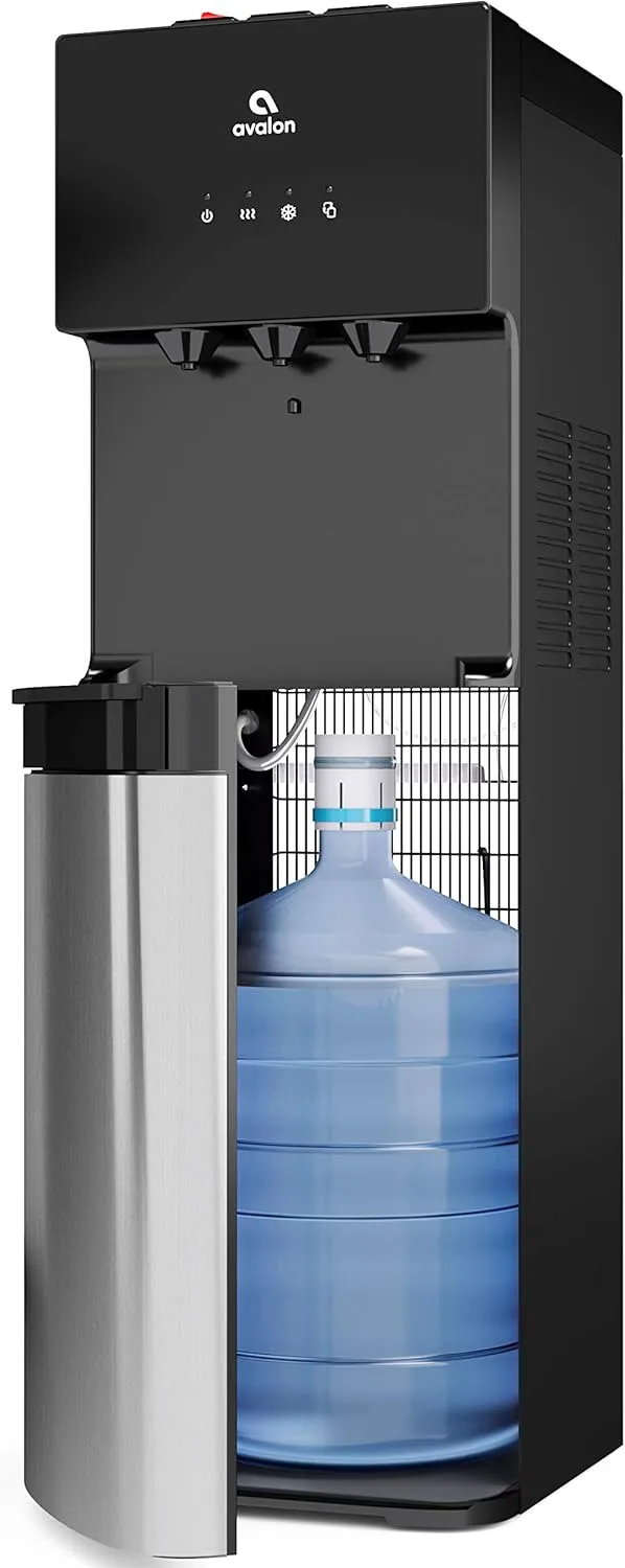 Avalon Bottom Loading Water Cooler Water Dispenser with BioGuard- 3 Temperature Settings - Hot, Cold & Room Water