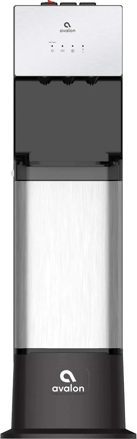 Avalon Water Cooler Dispenser Base, Pedestal Height Extender for Bottom Loading and Bottleless Models, BASE-BLK