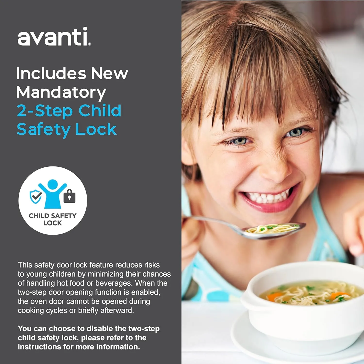 Avanti MT09V3S Microwave Oven 900-Watts Compact with 10 Power Levels and 6 Pre Cooking Settings, Speed Defrost