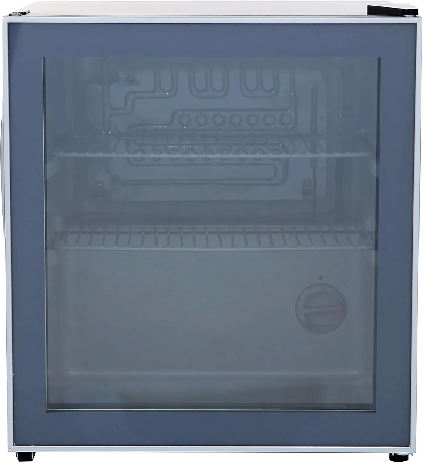 Avanti Beverage Cooler with Glass Door 60 Can Mini Refrigerator for Beer Soda Water 18.25-Inch Wide Freestanding