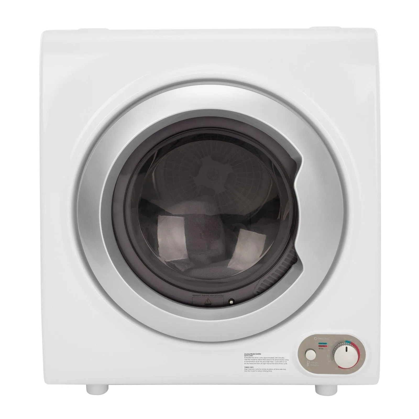 Avanti Clothes Dryer Compact Portable Front Loading for Laundry, Auto and Timed Dry Settings and Anti-Wrinkle