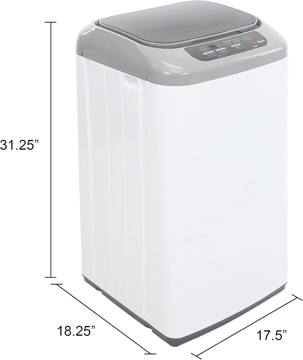 Avanti Portable Compact Washing Machine for Clothes/Laundry, 0.84 Cu. Ft. Capacity