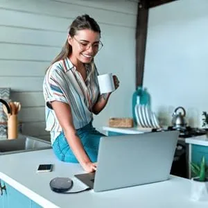 AVerMedia Pocket Speakerphone AS315 Works with Zoom and Teams, USB-C Docking Station, USB Hub, Portable Conference Speaker and Microphone, AI Noise Reduction
