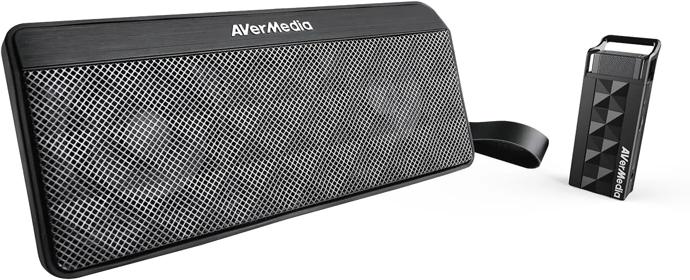 AVerMedia Wireless Voice Amplifier for Teachers, Classroom Audio System, Portable Speaker Microphone System for Classroom, Training, Teaching, Yoga, Meeting, Speech - AW330
