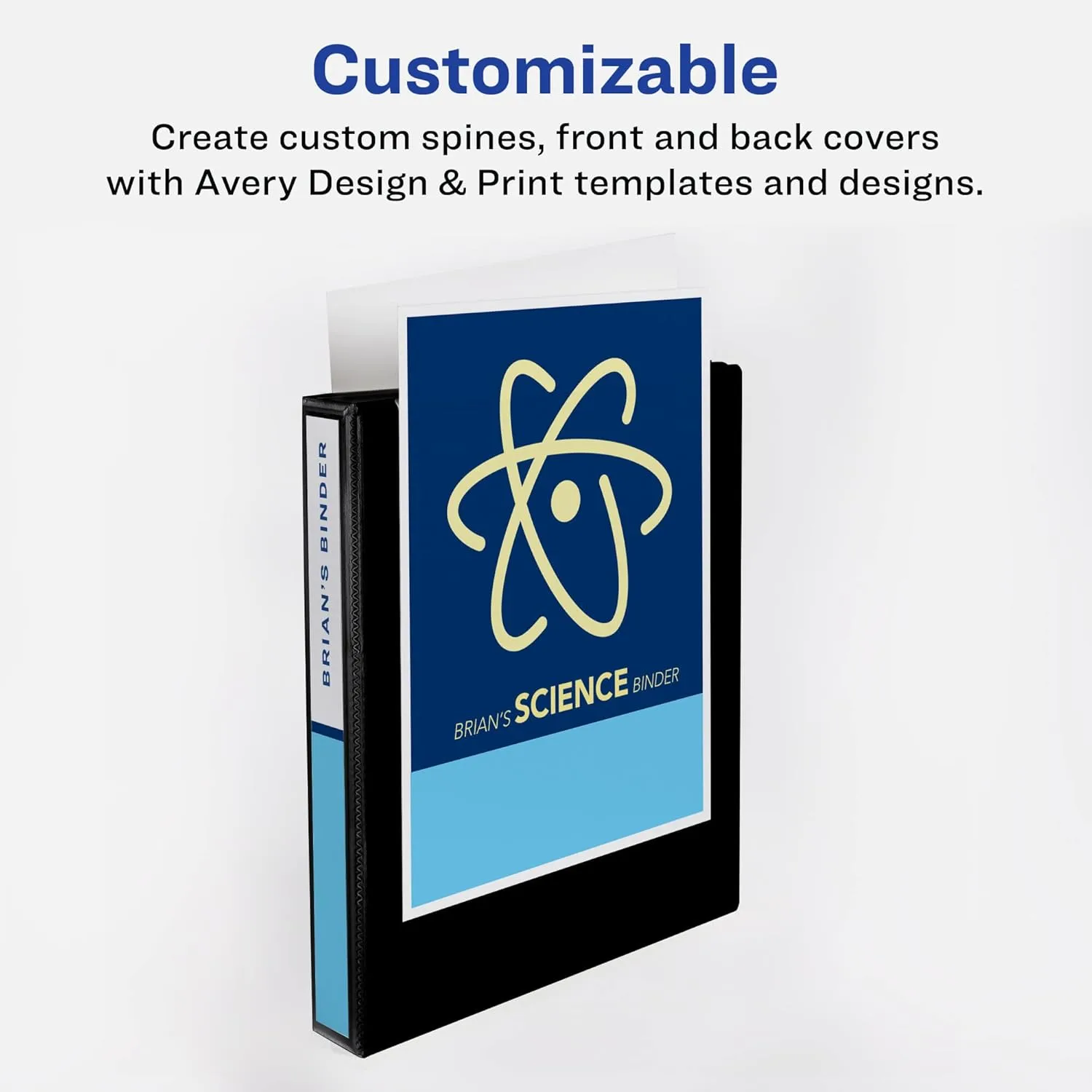 Avery Economy View 3-Ring Binder, White