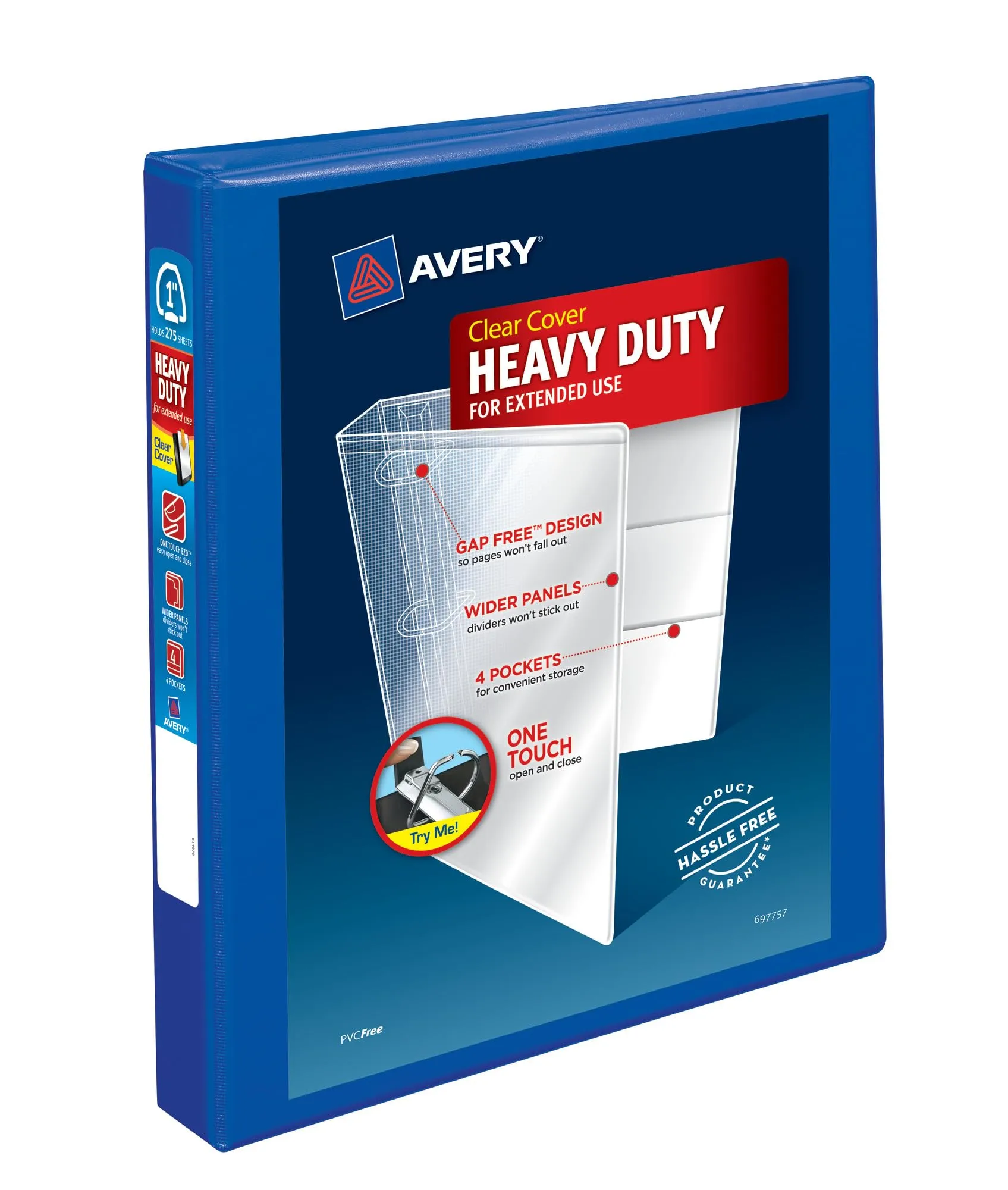 Avery Heavy-Duty View 3-Ring Binder with Locking One-Touch EZD Rings