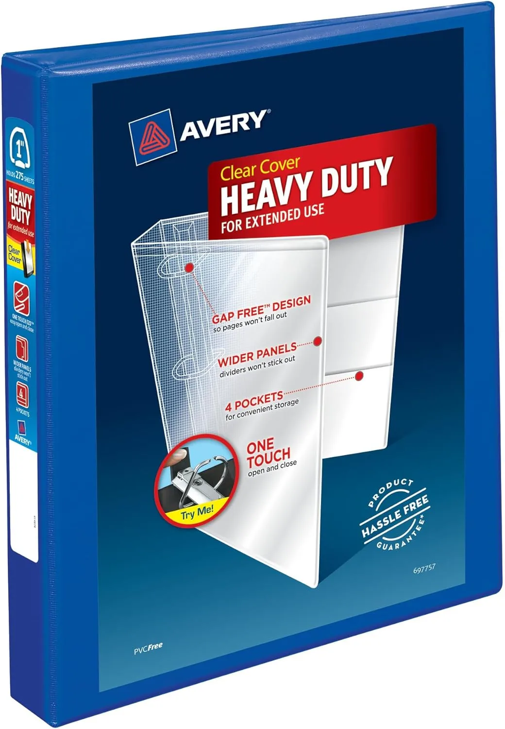 Avery Heavy-Duty View 3-Ring Binder with Locking One-Touch EZD Rings