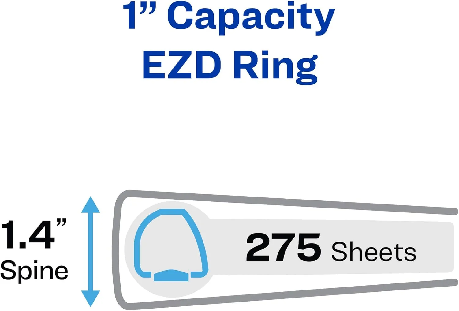 AVERY Heavy-Duty View Binder with One-Touch Rings