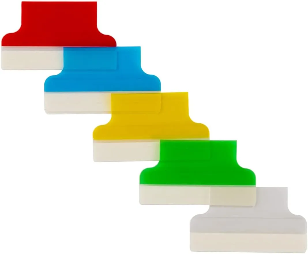 Avery Insertable Self-Adhesive Tabs with Printable Inserts, 1 in, Assorted, Pack of 25 (16219)