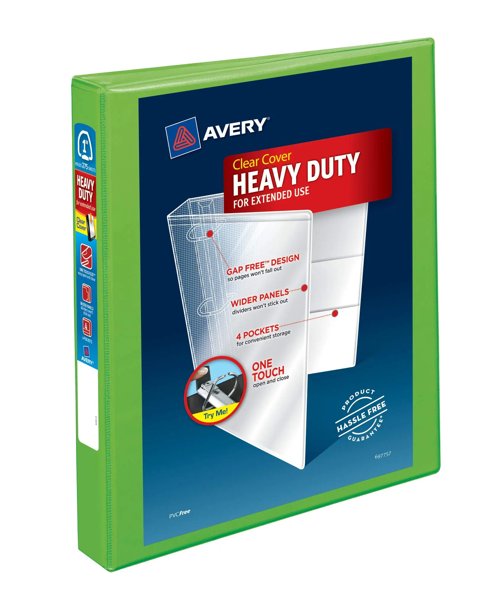 Avery Heavy-Duty View 3-Ring Binder with Locking One-Touch EZD Rings