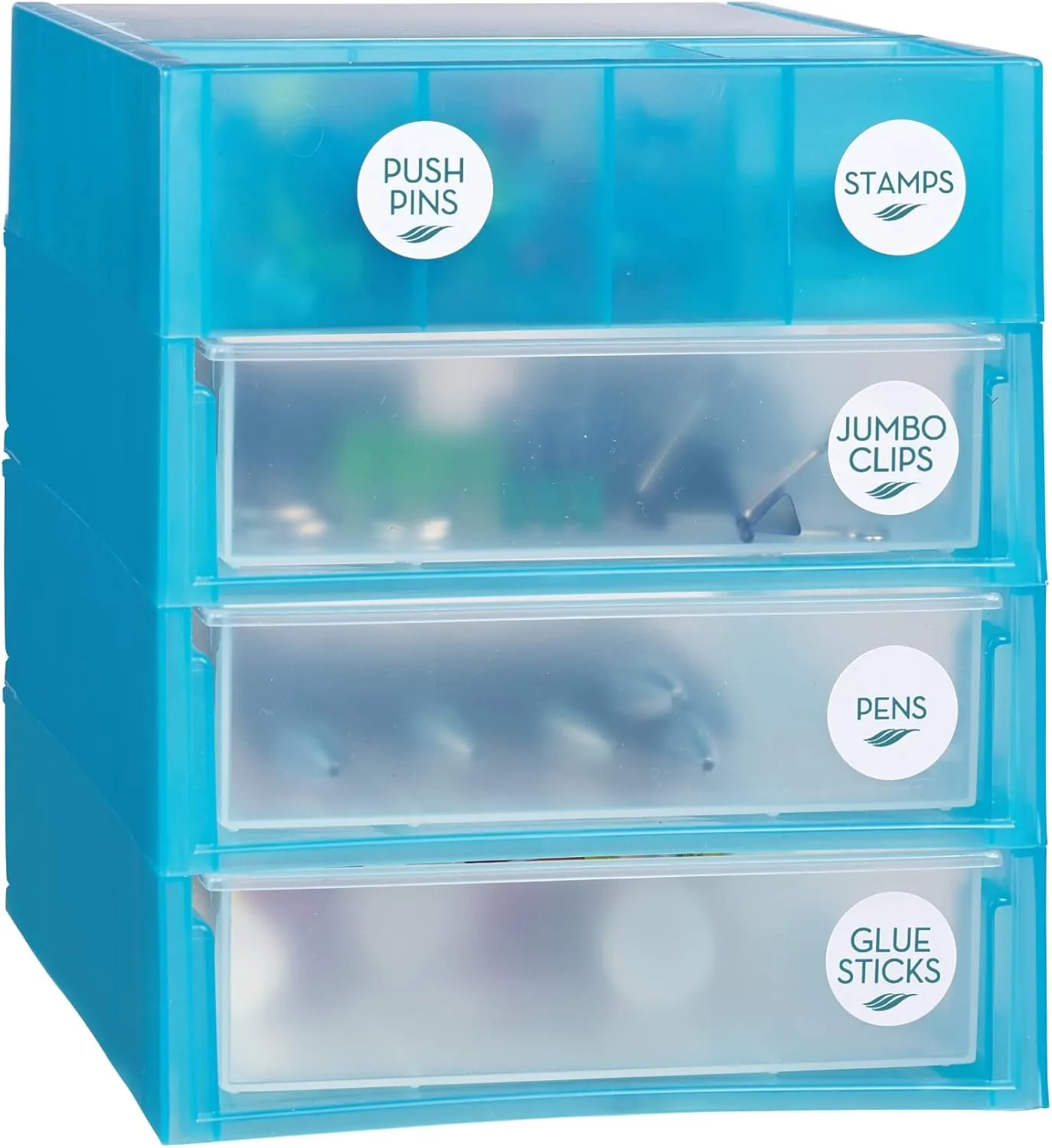 Avery Multiuse Removable 1" Round Labels with Sure Feed, 945 Small White Labels for Organization and Storage (6450) 1 Pack
