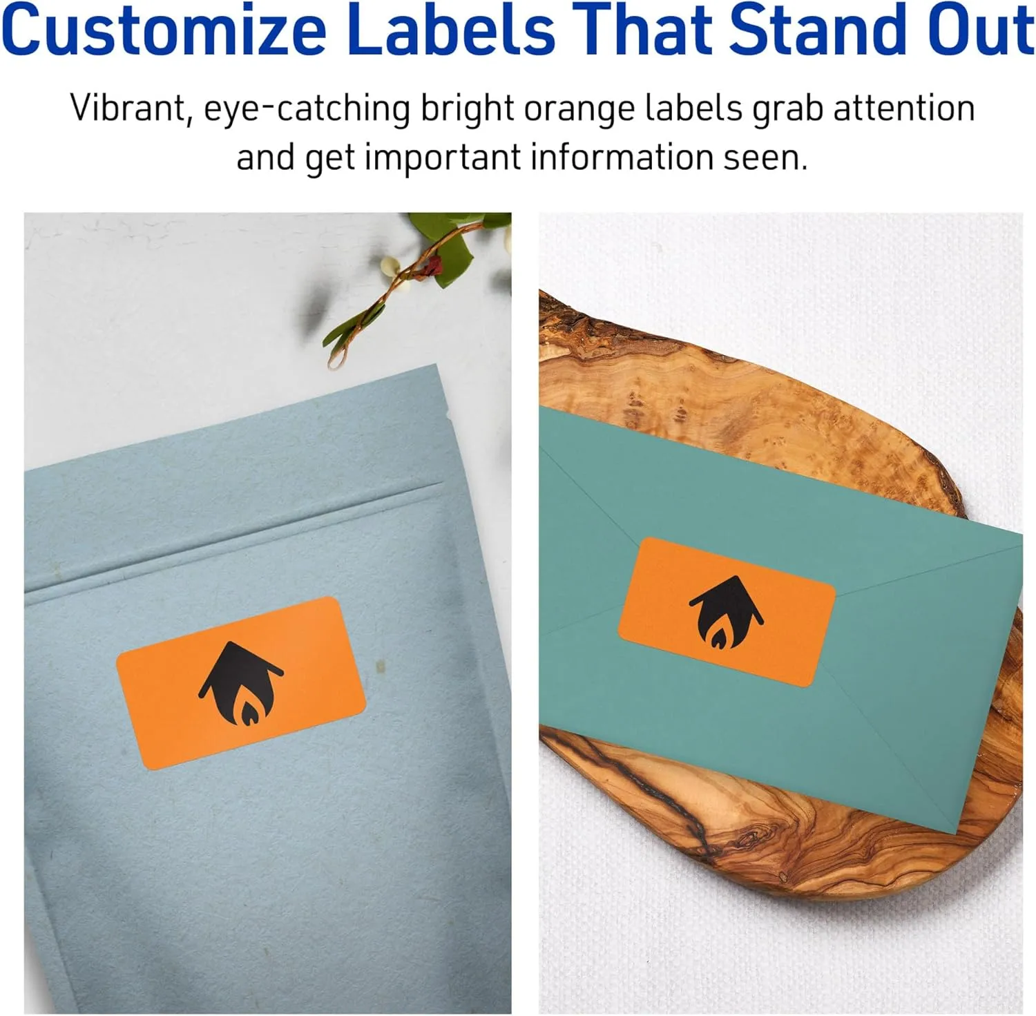 Avery Print-To-The-Edge Labels With Sure Feed Technology And Easy Peel, 94217-BOP10, Rectangle, 3/4in x 3-1/2in