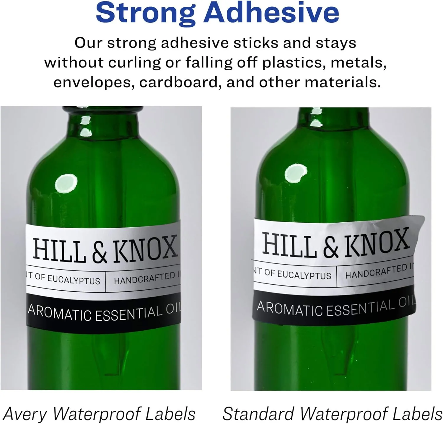 AVERY Durable Waterproof Rectangle Labels, Sure Feed Technology, 4" x 6", Print-to-the-Edge