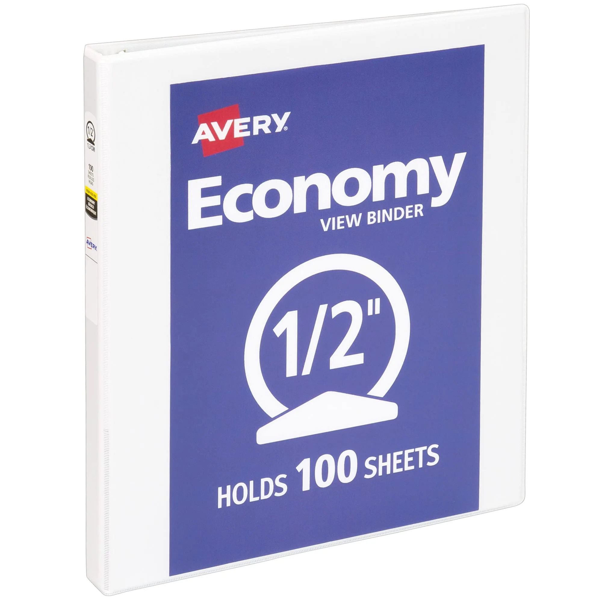 Avery Economy View 3-Ring Binder, White