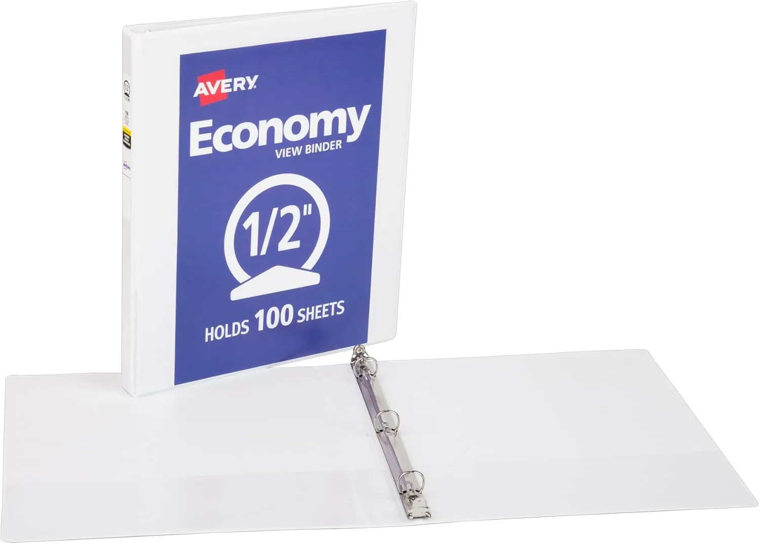 Avery Economy View 3-Ring Binder, White