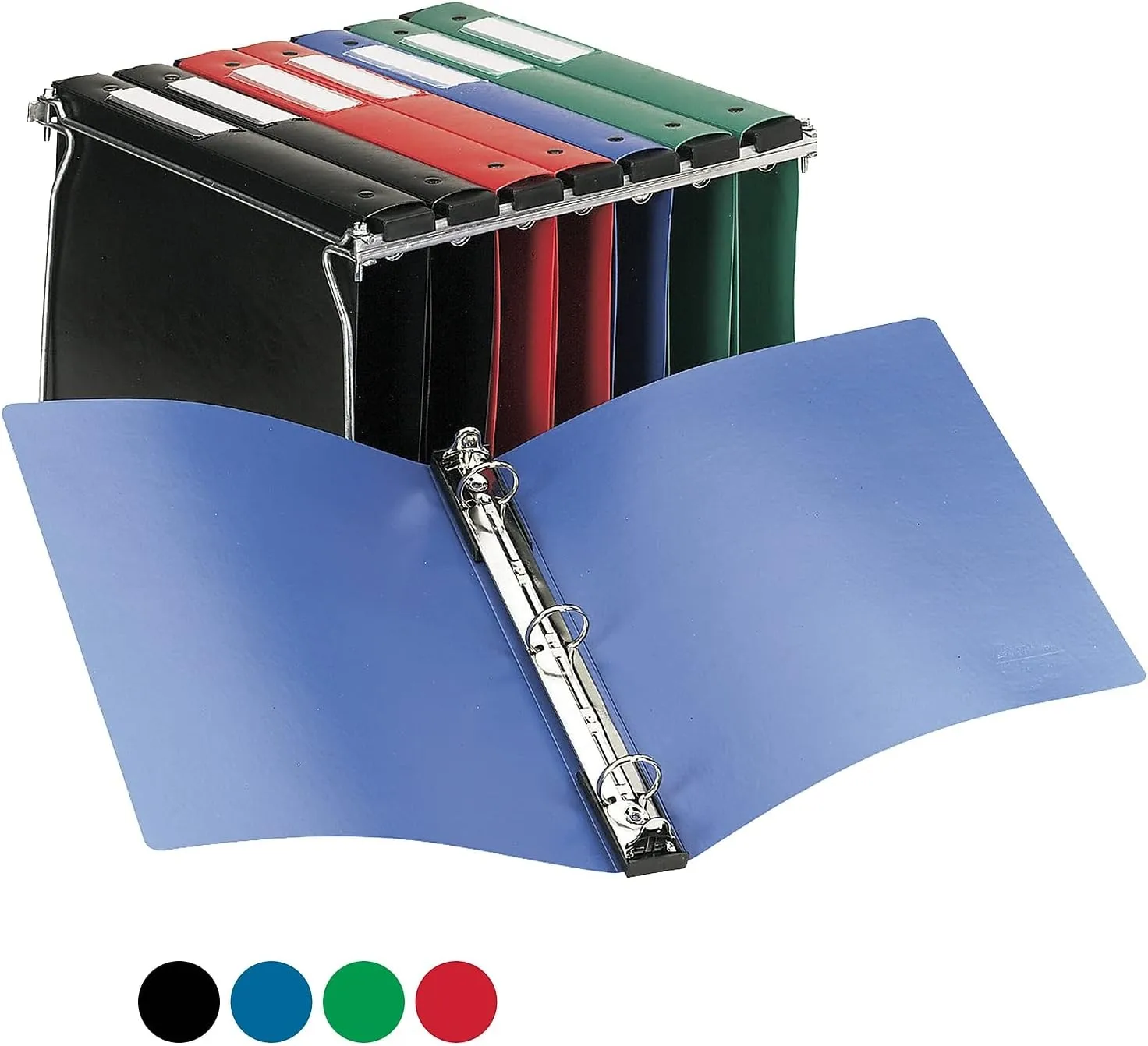 Avery 14801 Hanging Storage Binder, 3-Ring, 1-Inch Capacity, 11 x 8.5, Black