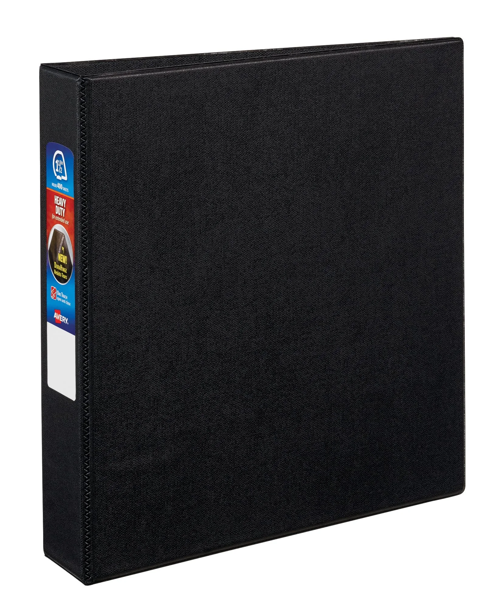 Avery Heavy-Duty Binder with 1.5-Inch One Touch EZD Ring, Black (79985) 1 Pack