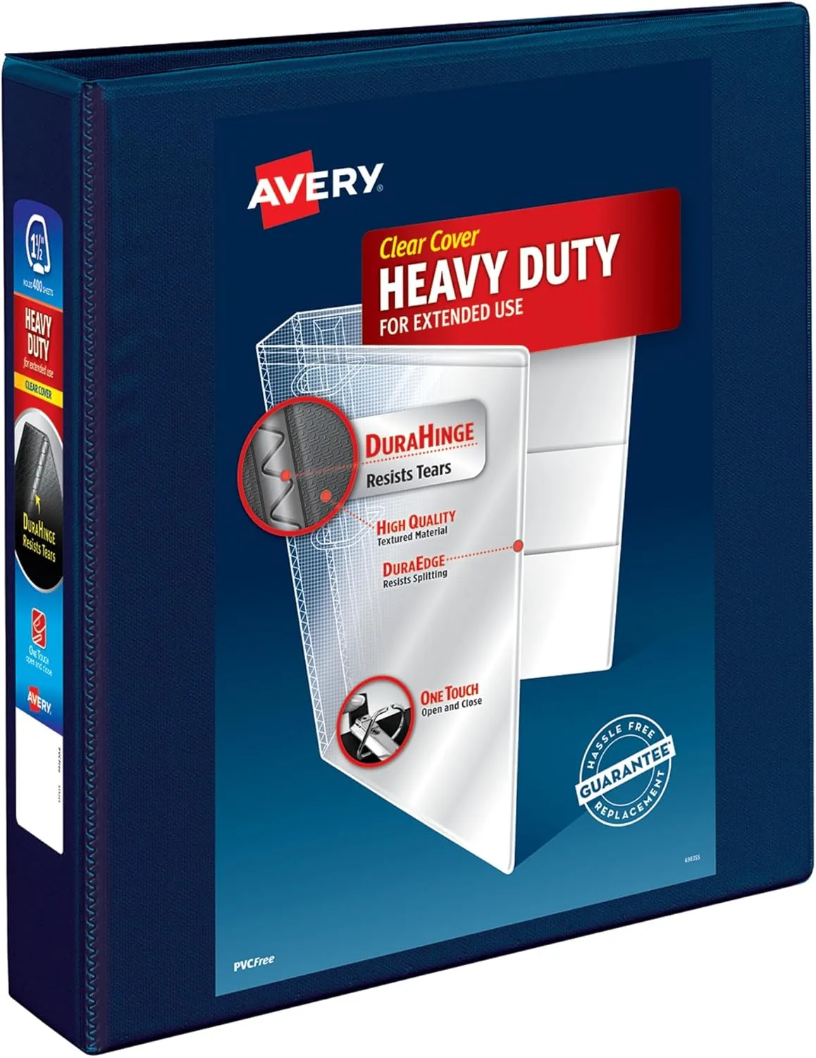 Avery Heavy-Duty View 3-Ring Binder with Locking One-Touch EZD Rings