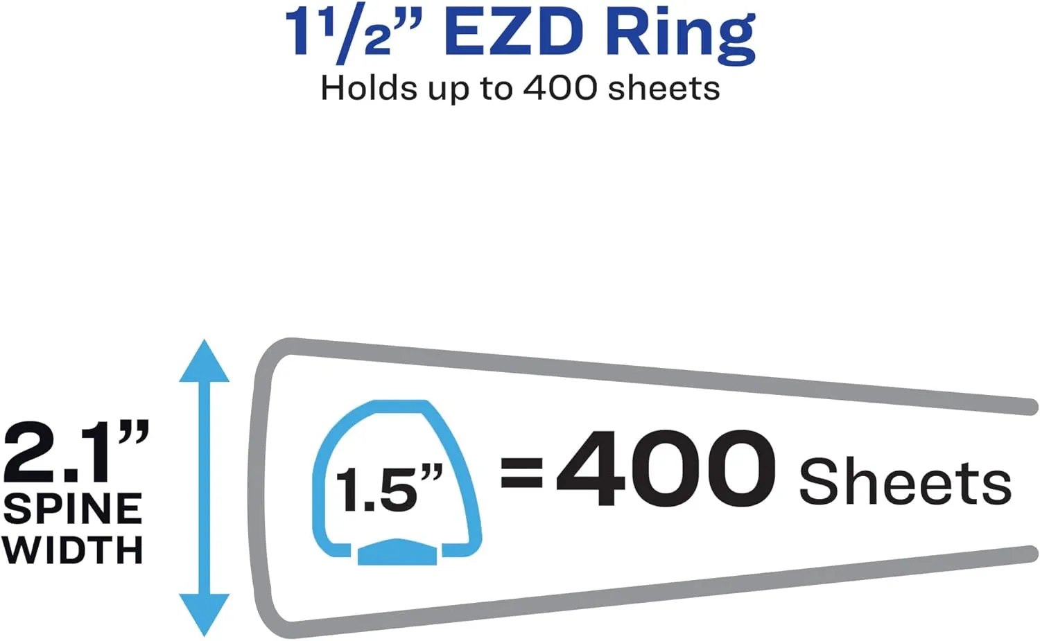 Avery Heavy-Duty View 3-Ring Binder with Locking One-Touch EZD Rings