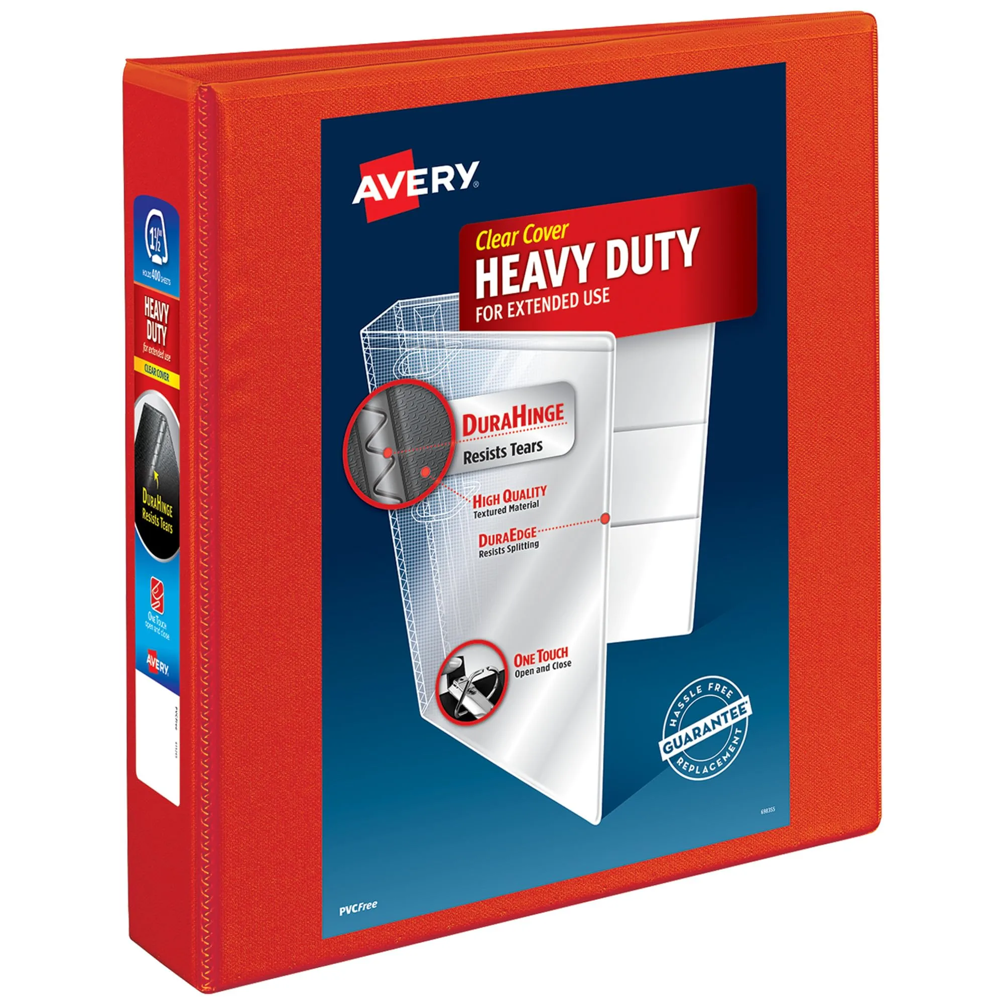 Avery Heavy-Duty View 3-Ring Binder with Locking One-Touch EZD Rings