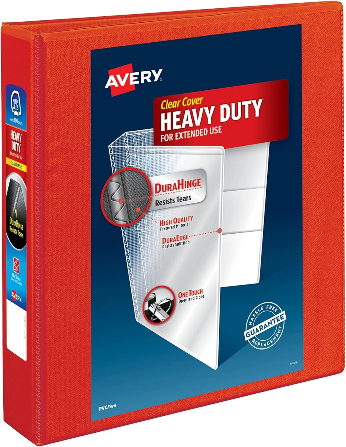 Avery Heavy-Duty View 3-Ring Binder with Locking One-Touch EZD Rings