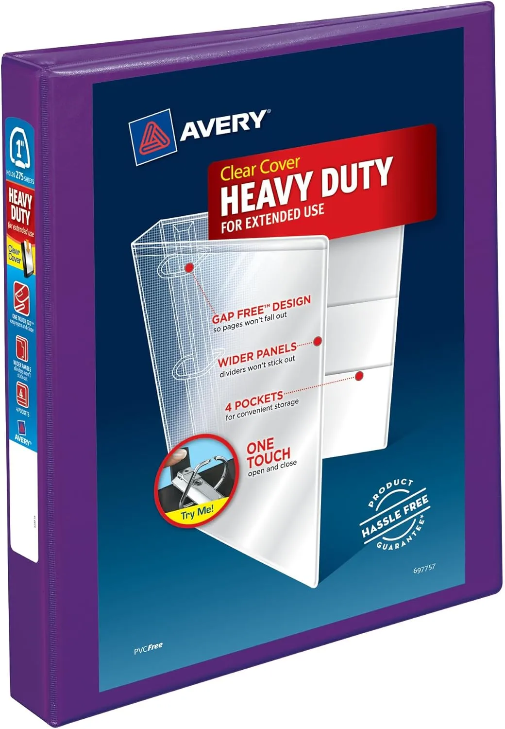 Avery Heavy-Duty View 3-Ring Binder with Locking One-Touch EZD Rings