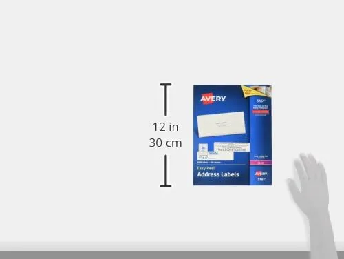 AVERY Easy Peel Printable Address Labels with Sure Feed