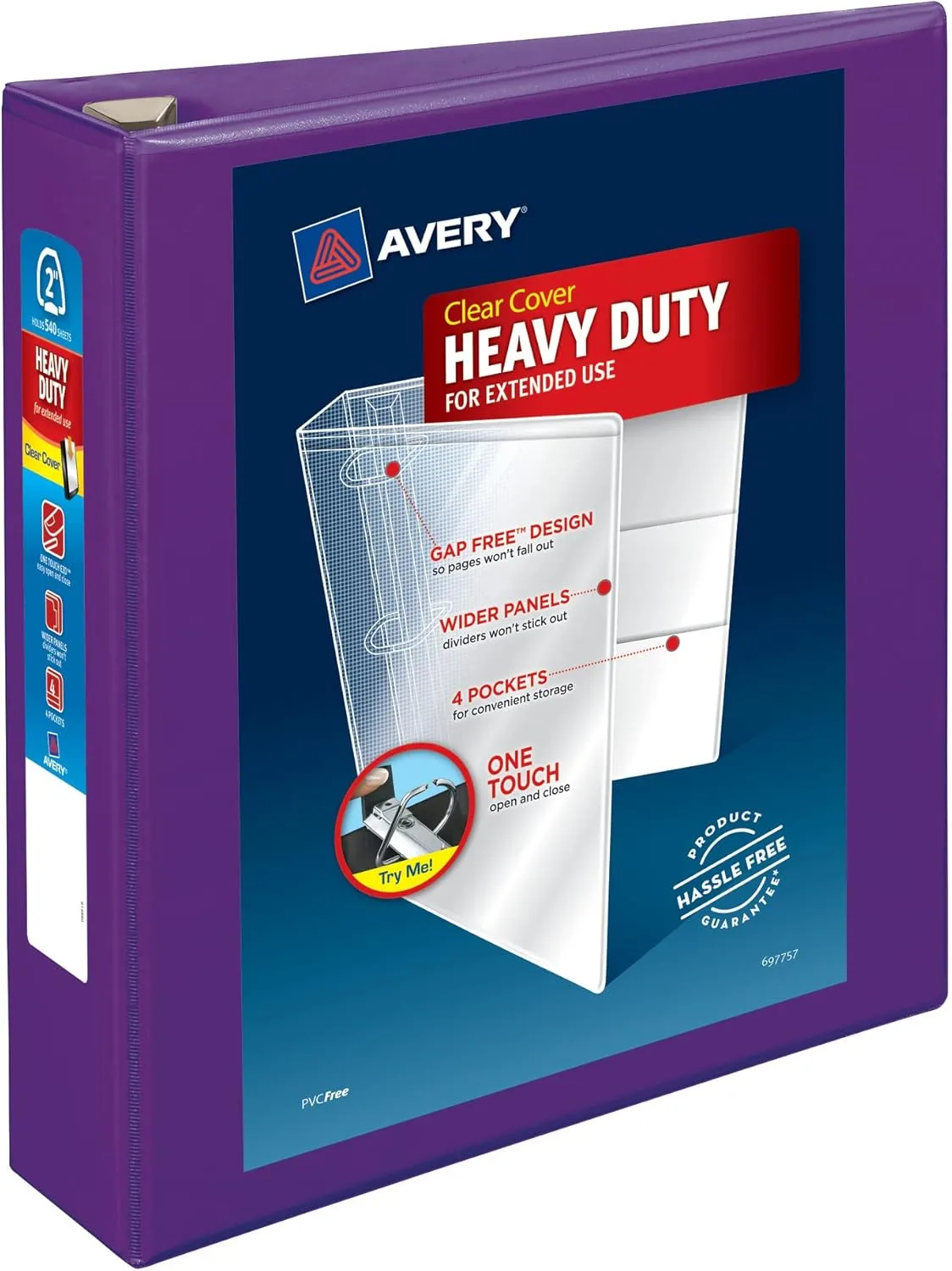 Avery Heavy-Duty View 3-Ring Binder with Locking One-Touch EZD Rings