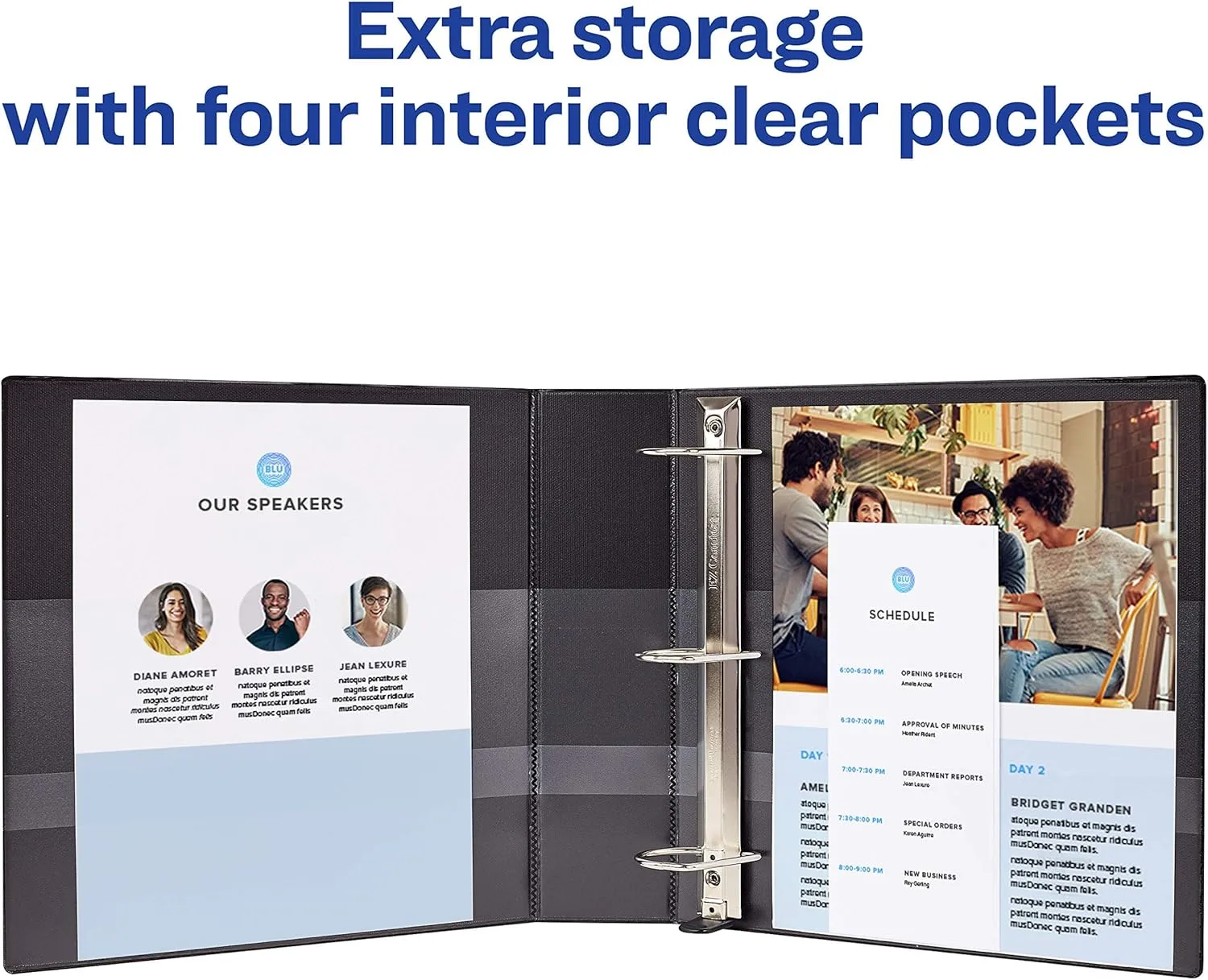 AVERY Heavy-Duty View Binder with One-Touch Rings
