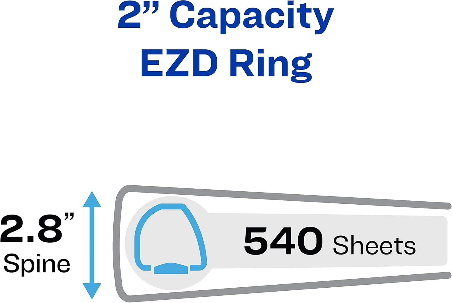 AVERY Heavy-Duty View Binder with One-Touch Rings