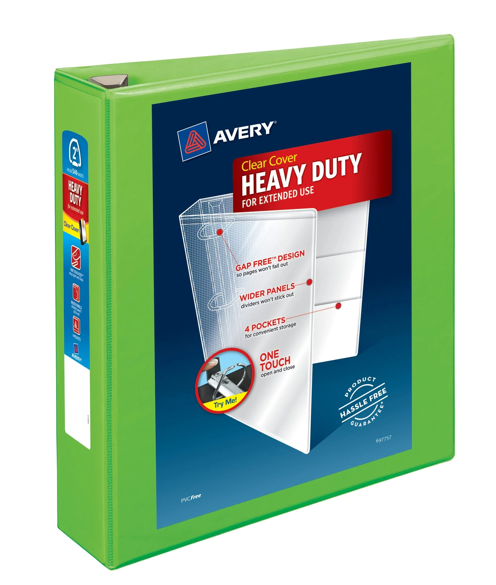 Avery Heavy-Duty View 3-Ring Binder with Locking One-Touch EZD Rings