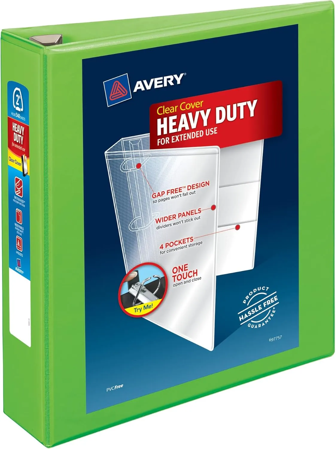 Avery Heavy-Duty View 3-Ring Binder with Locking One-Touch EZD Rings