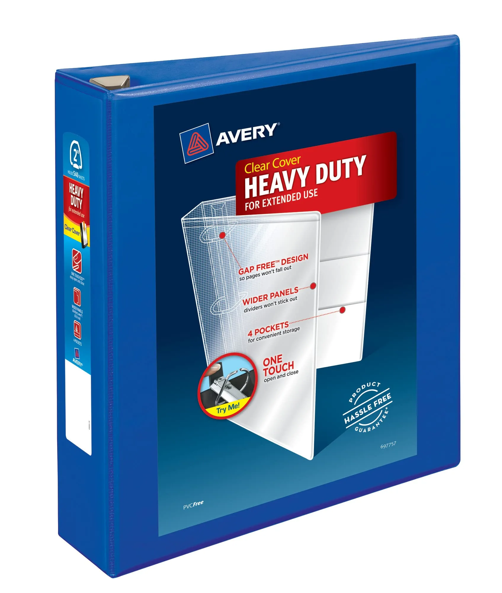 Avery Heavy-Duty View 3-Ring Binder with Locking One-Touch EZD Rings