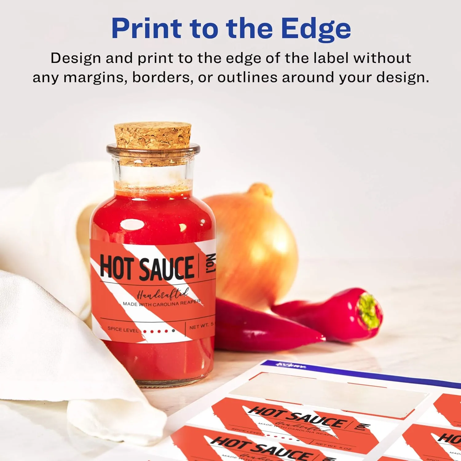 AVERY Matte White Rectangle Labels, Sure Feed Technology, 2" x 3"