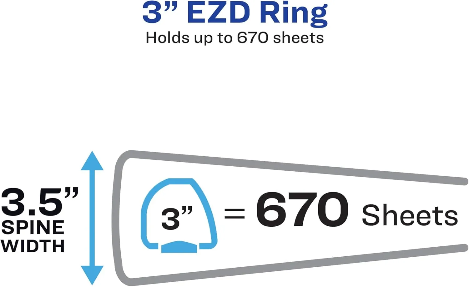 Avery Heavy-Duty View 3-Ring Binder with Locking One-Touch EZD Rings